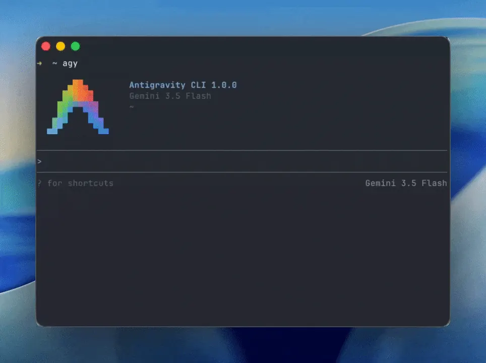 Prompt de comando antes de uma tarefa de agente na demonstração do repositório CLI